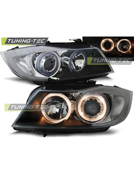 Phares noirs pour BMW E90/E91 (2005 - 2008)