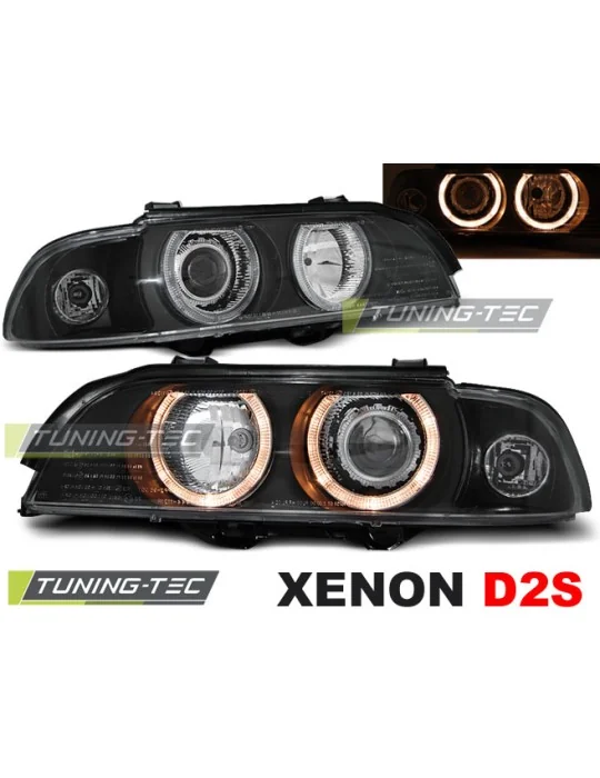 Phares au xénon noirs pour BMW E39 (1995 - 2003)