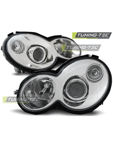 Phares chromés pour MERCEDES CL203 C-KLASA 00-04