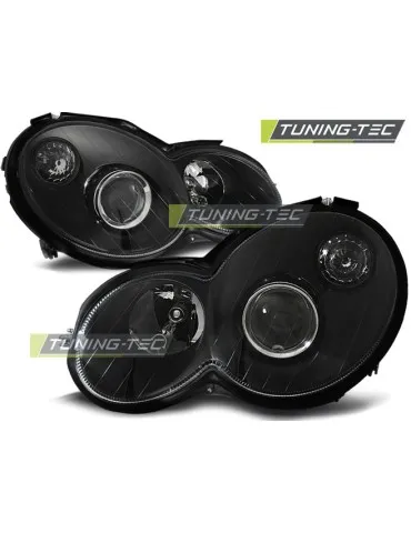 Phares noirs pour MERCEDES CL203 C-KLASA 00-04