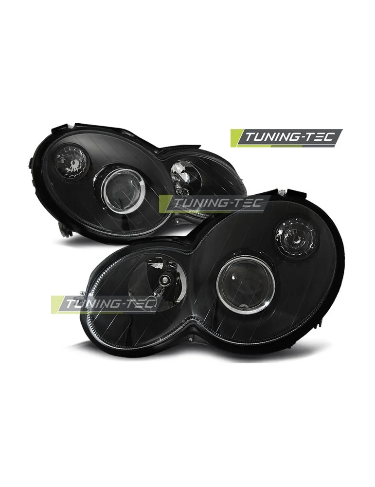Phares noirs pour MERCEDES CL203 C-KLASA 00-04