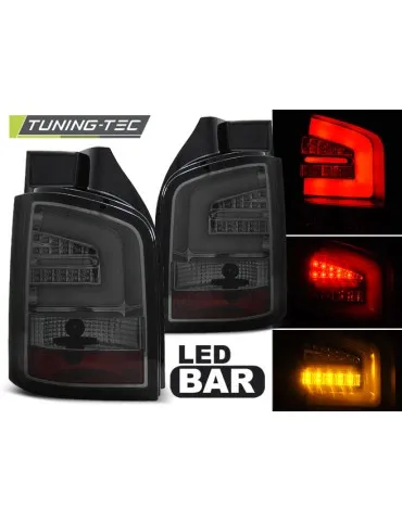 Feux arrière à LED fumés pour VW T5 04.10-15