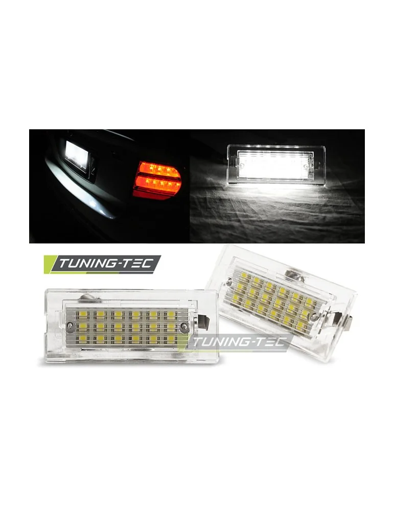 Éclairage de plaque à LED pour BMW X5 E53 X3