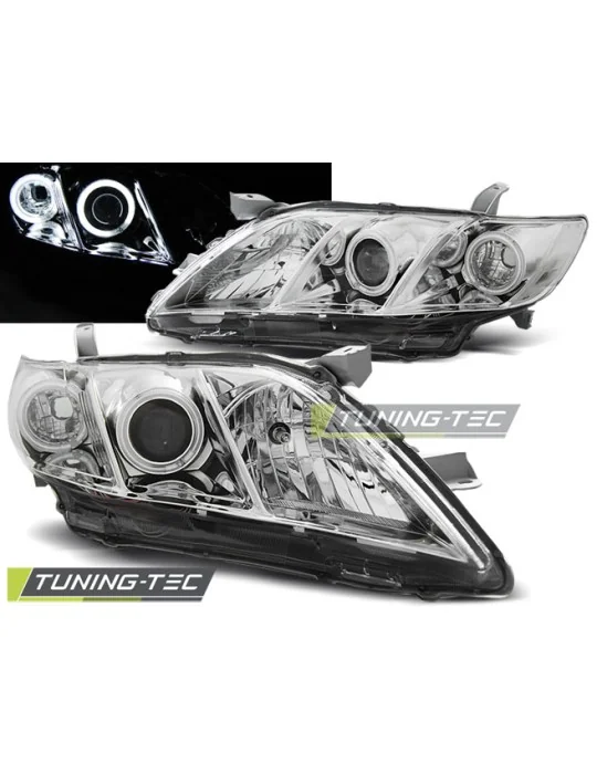 Phares chromés pour Toyota Camry 6 XV40 (2006 - 2009)