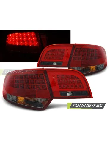 Feux arrière à LED fumés rouges pour AUDI A3 8P 04-08 SPORTBACK