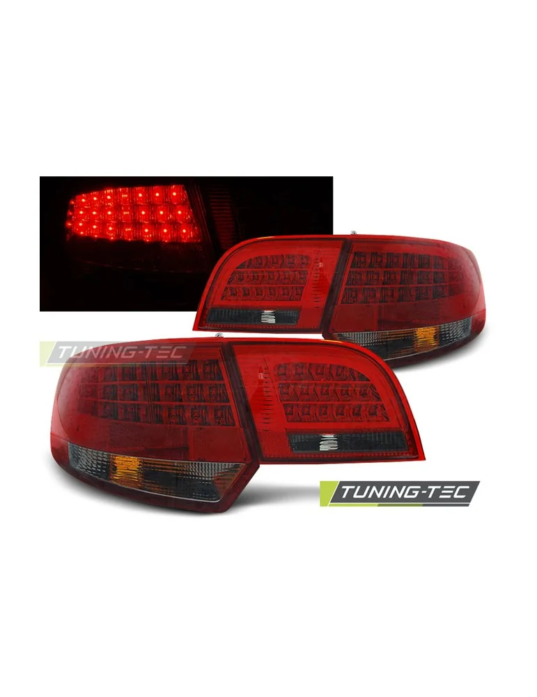 Feux arrière à LED fumés rouges pour AUDI A3 8P 04-08 SPORTBACK