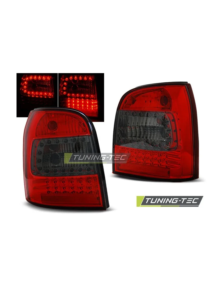 Feux arrière à LED fumés rouges pour AUDI A4 94-01 Avant