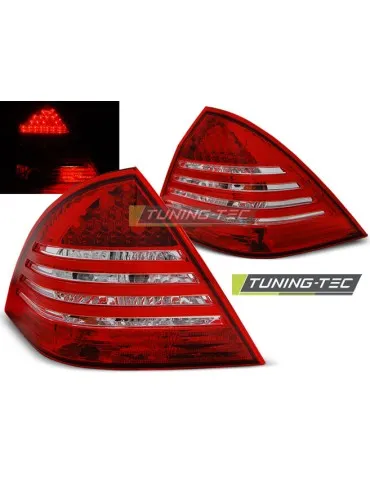 Feux arrière à LED rouges blancs pour MERCEDES C-KLASA W203 Berline 00-04