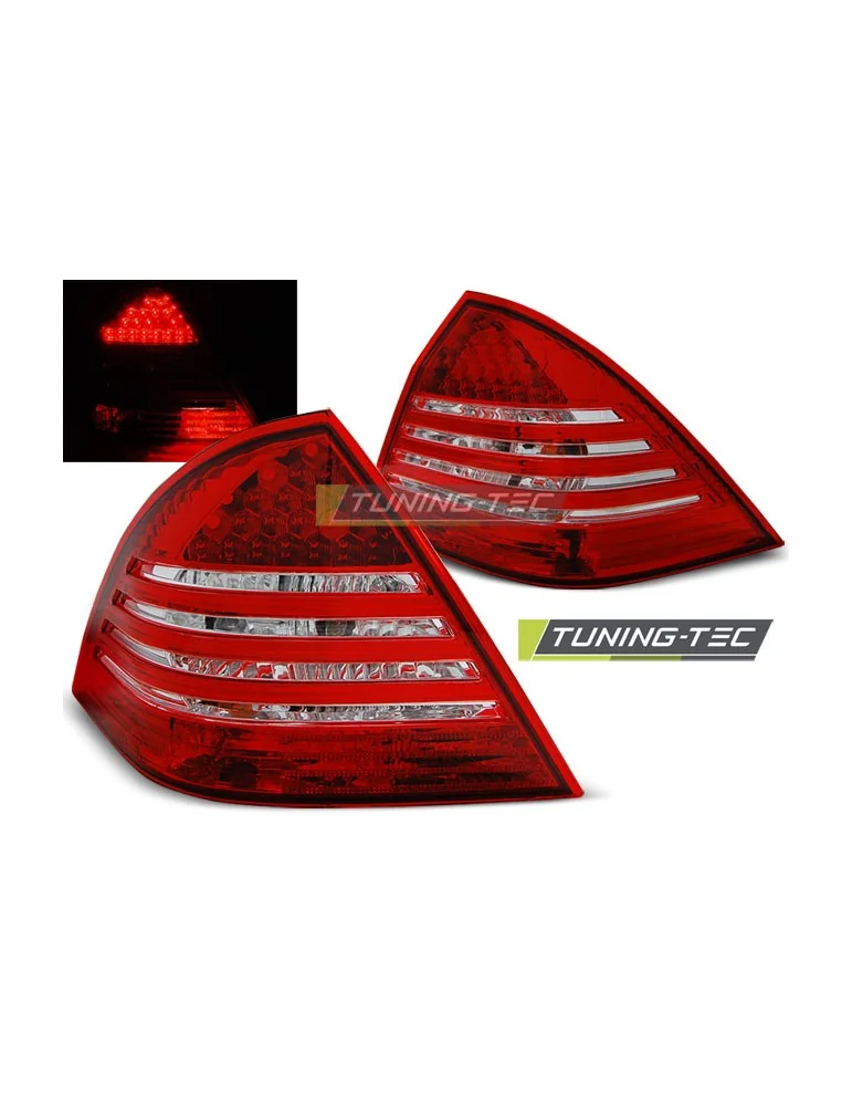 Feux arrière à LED rouges blancs pour MERCEDES C-KLASA W203 Berline 00-04