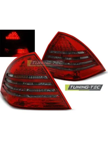 Feux arrière à LED fumés rouges pour MERCEDES C-KLASA W203 Berline 00-04