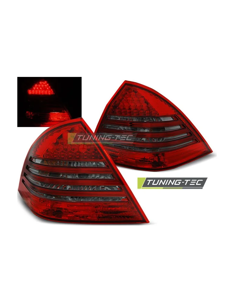 Feux arrière à LED fumés rouges pour MERCEDES C-KLASA W203 Berline 00-04