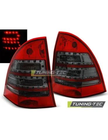 Feux arrière à LED fumés rouges pour MERCEDES C-KLASA W203 Break 00-07