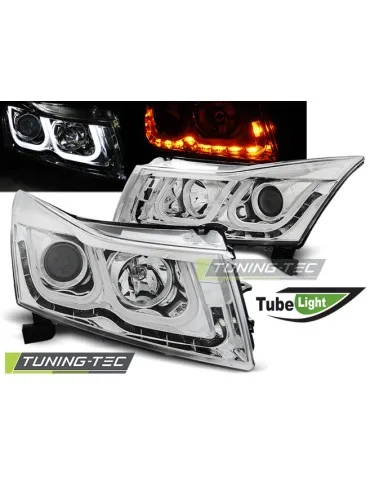 Phares à LED chromés pour CHEVROLET CRUZE 09-12