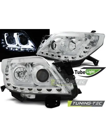 Phares à LED chromés pour TOYOTA LAND CRUISER 150 09-13