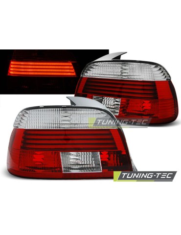 Feux arrière à LED rouges blancs pour BMW E39 09.00-06.03
