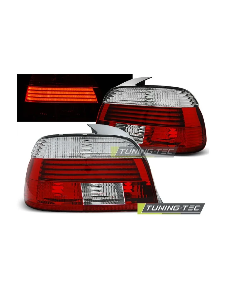 Feux arrière à LED rouges blancs pour BMW E39 09.00-06.03