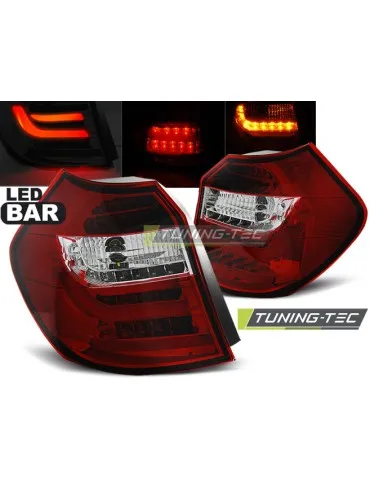 Feux arrière à LED rouges pour BMW E87 04-08.07