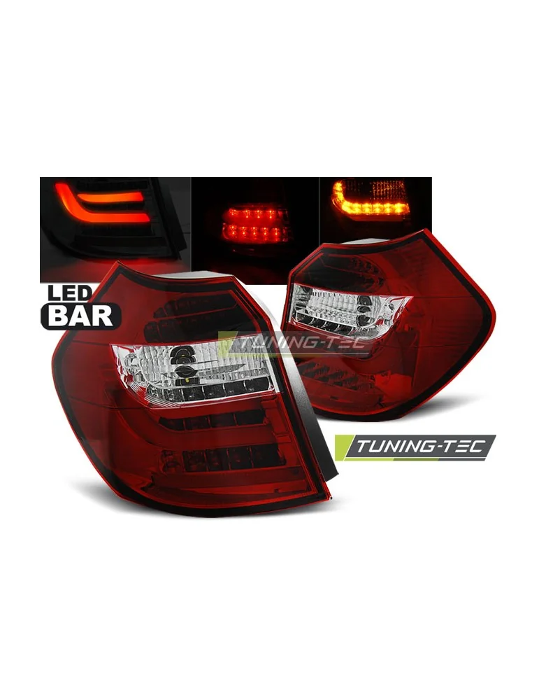 Feux arrière à LED rouges pour BMW E87 04-08.07