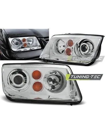 Phares chromés pour VW BORA 09.98-07.05