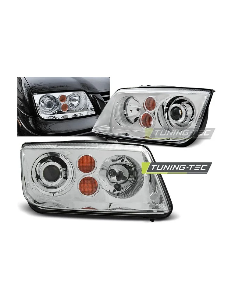 Phares chromés pour VW BORA 09.98-07.05