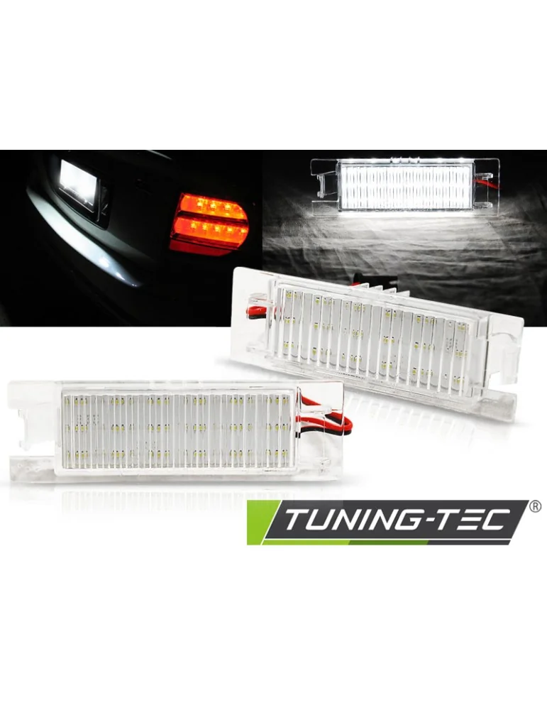 Éclairage de plaque à LED pour OPEL ZAFIRA B ASTRA H CORSA D INSIGNIA VECTRA C CANBUS