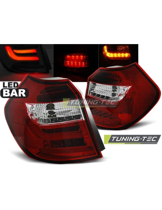 Feux arrière à LED rouges pour BMW E87/E81 (2007 - 2011)