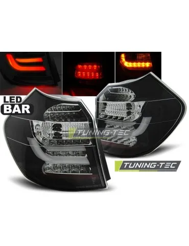 Feux arrière à LED noirs pour BMW E87/E81 09.07-11