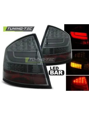Feux arrière à LED fumés pour SKODA OCTAVIA II Berline 04-12
