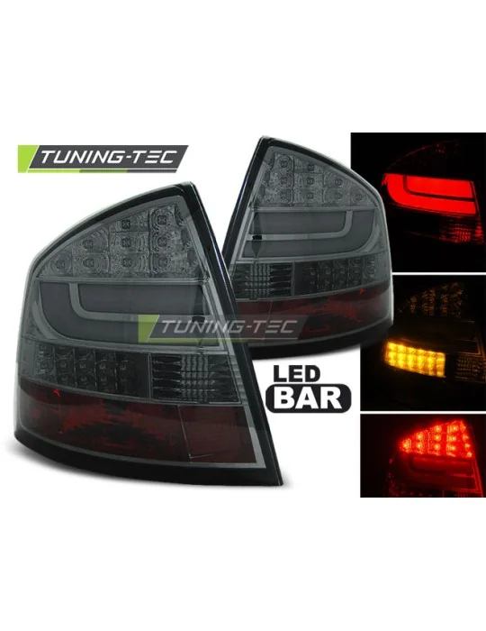 Feux arrière à LED fumés pour Skoda Octavia II Berline (2004 - 2012)