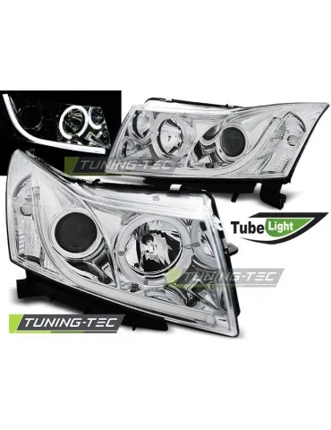 Phares à LED chromés pour CHEVROLET CRUZE 09-12