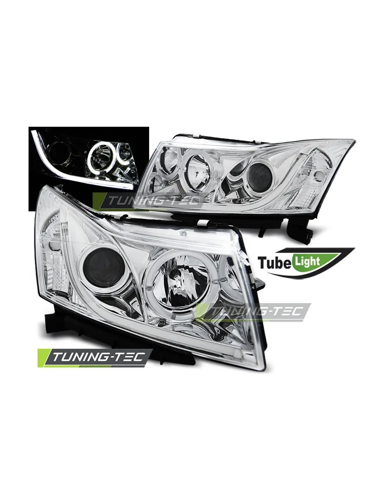 Phares à LED chromés pour CHEVROLET CRUZE 09-12