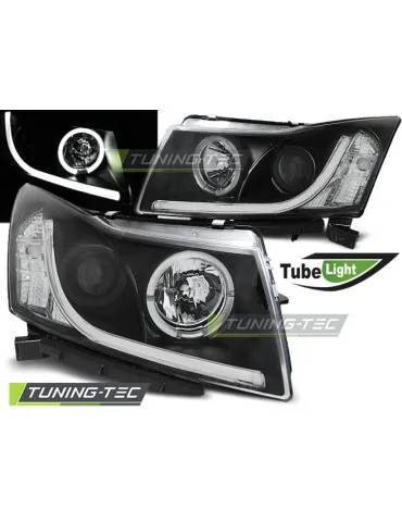 Phares à LED noirs pour CHEVROLET CRUZE 09-12