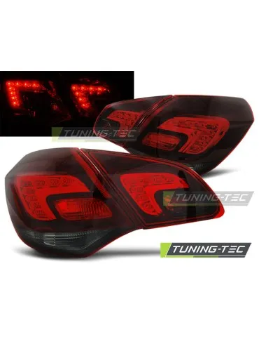 Feux arrière à LED fumés rouges pour OPEL ASTRA J 10-15 berline à hayon