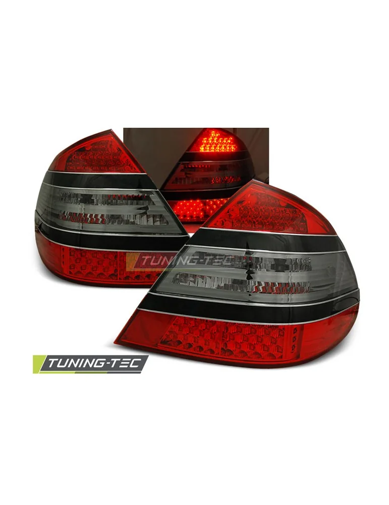 Feux arrière à LED fumés rouges pour MERCEDES W211 E-KLASA 03.02-04.06