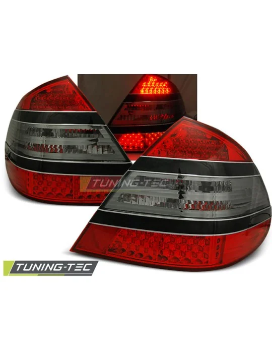 Feux arrière à LED fumés rouges pour Mercedes W211 Classe E (2002 - 2006)