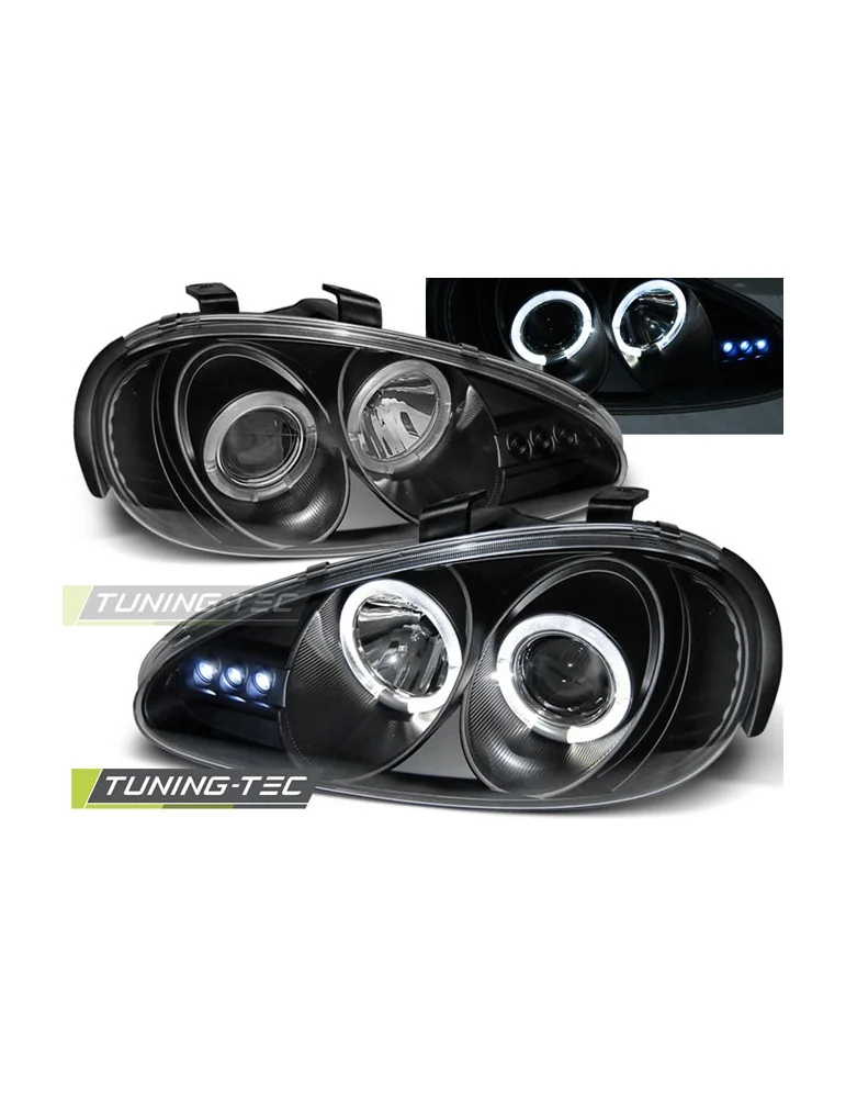 Phares noirs pour MAZDA MX3 91-98