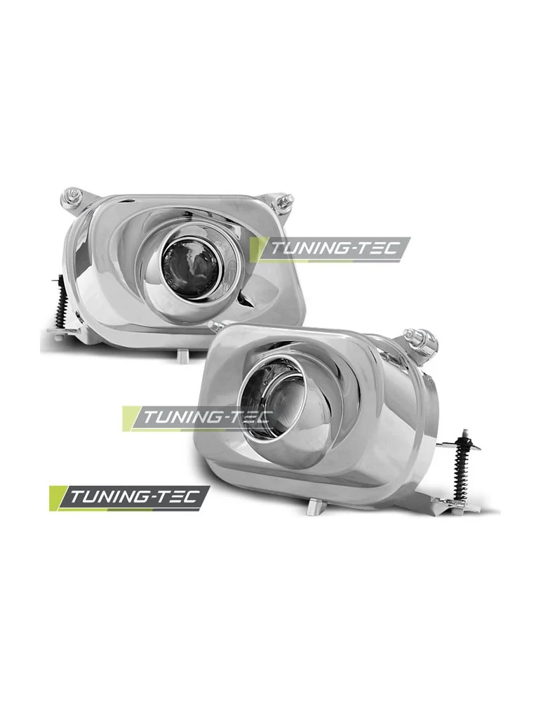 Antibrouillards chromés pour MERCEDES W210 95-05.99
