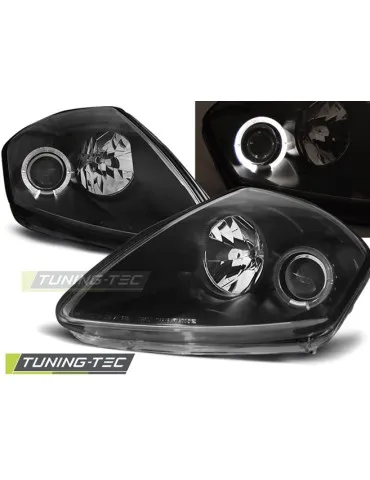 Phares noirs pour MITSUBISHI ECLIPSE D50 00-05