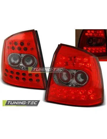 Feux arrière à LED rouges blancs pour OPEL ASTRA G 09.97-02.04