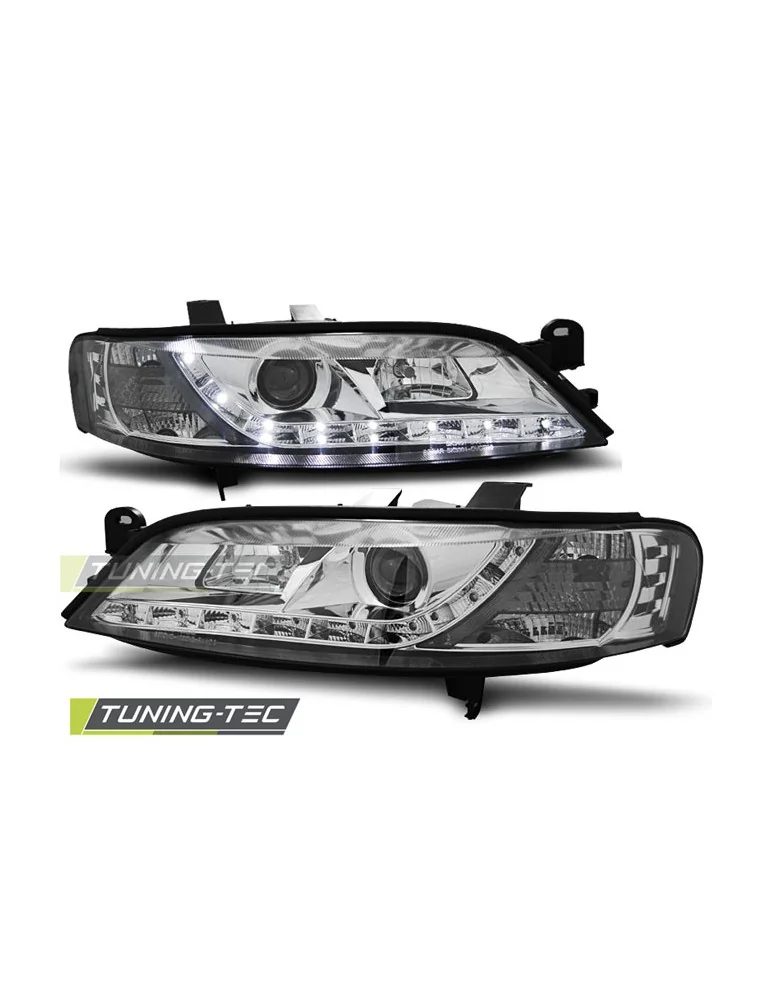 Phares à LED chromés pour OPEL VECTRA B 11.95-12.98