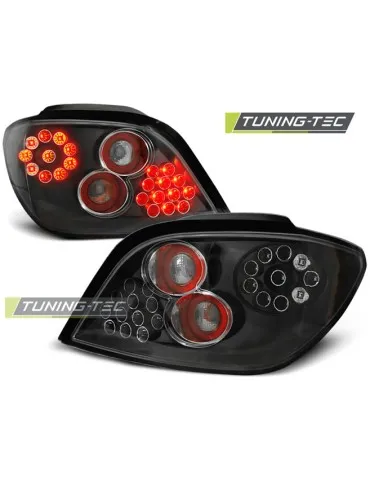 Feux arrière à LED noirs pour PEUGEOT 307 04.01-07