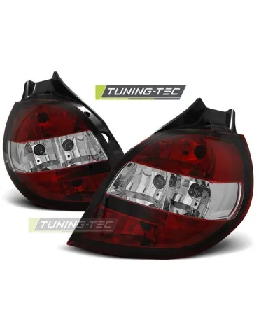 Feux arrière rouges blancs pour RENAULT CLIO 3 09.05-04.09
