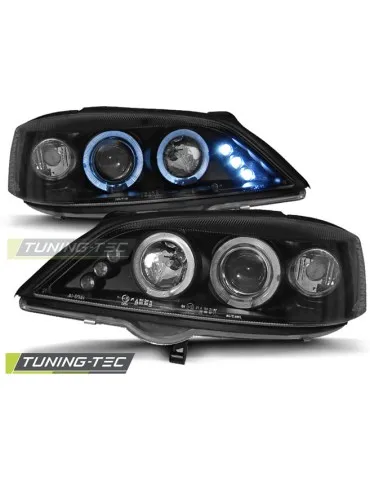 Phares noirs pour OPEL ASTRA G 02.98-02.04