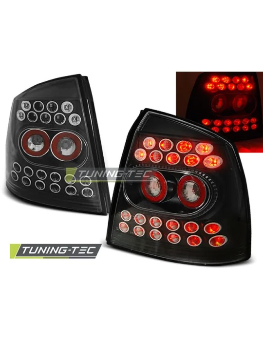 Feux arrière à LED noirs pour Opel Astra G (1997 - 2004)