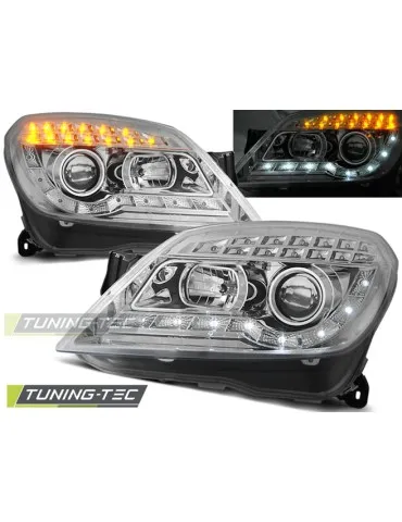 Phares à LED chromés pour OPEL ASTRA H 03.04-10