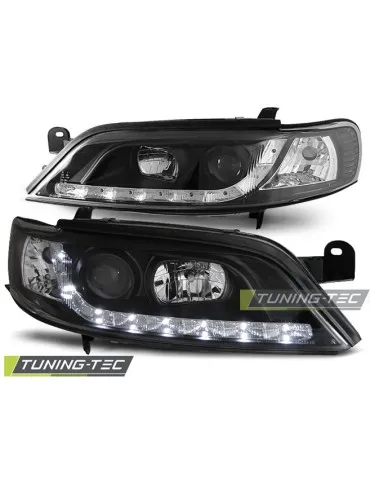 Phares à LED noirs pour OPEL VECTRA B 01.99-03.02