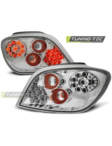 Feux arrière à LED chromés pour PEUGEOT 307 04.01-07