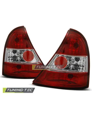 Feux arrière rouges blancs pour RENAULT CLIO II 09.98-05.01