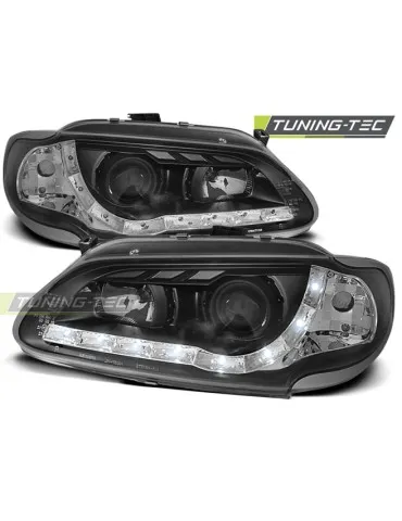 Phares à LED noirs pour RENAULT MEGANE/SCENIC 96-02.99