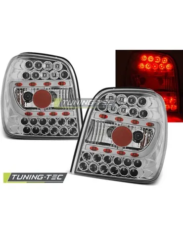 Feux arrière à LED chromés pour VW POLO 6N 10.94-09.99